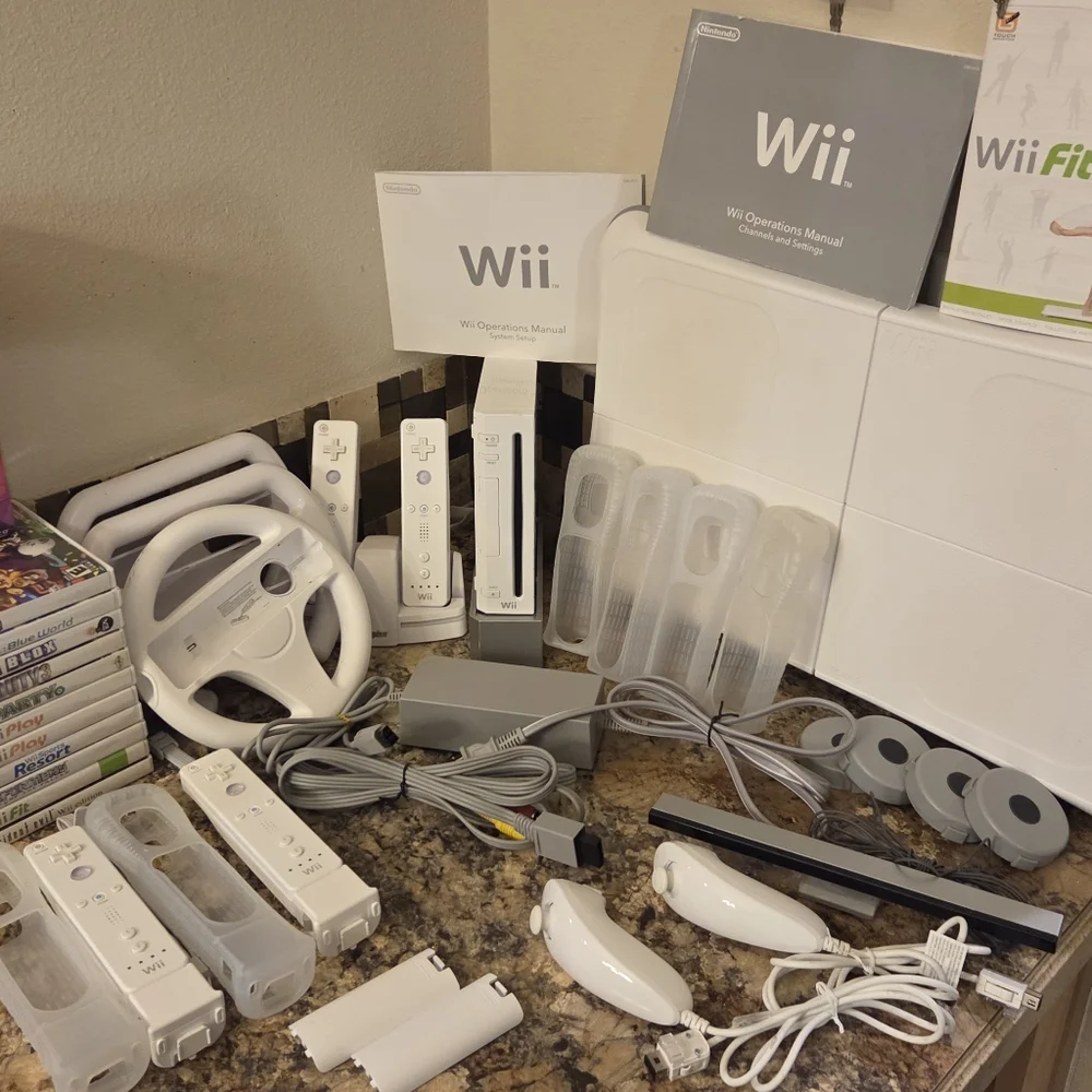 Nintendo Wii Console And Accessories
